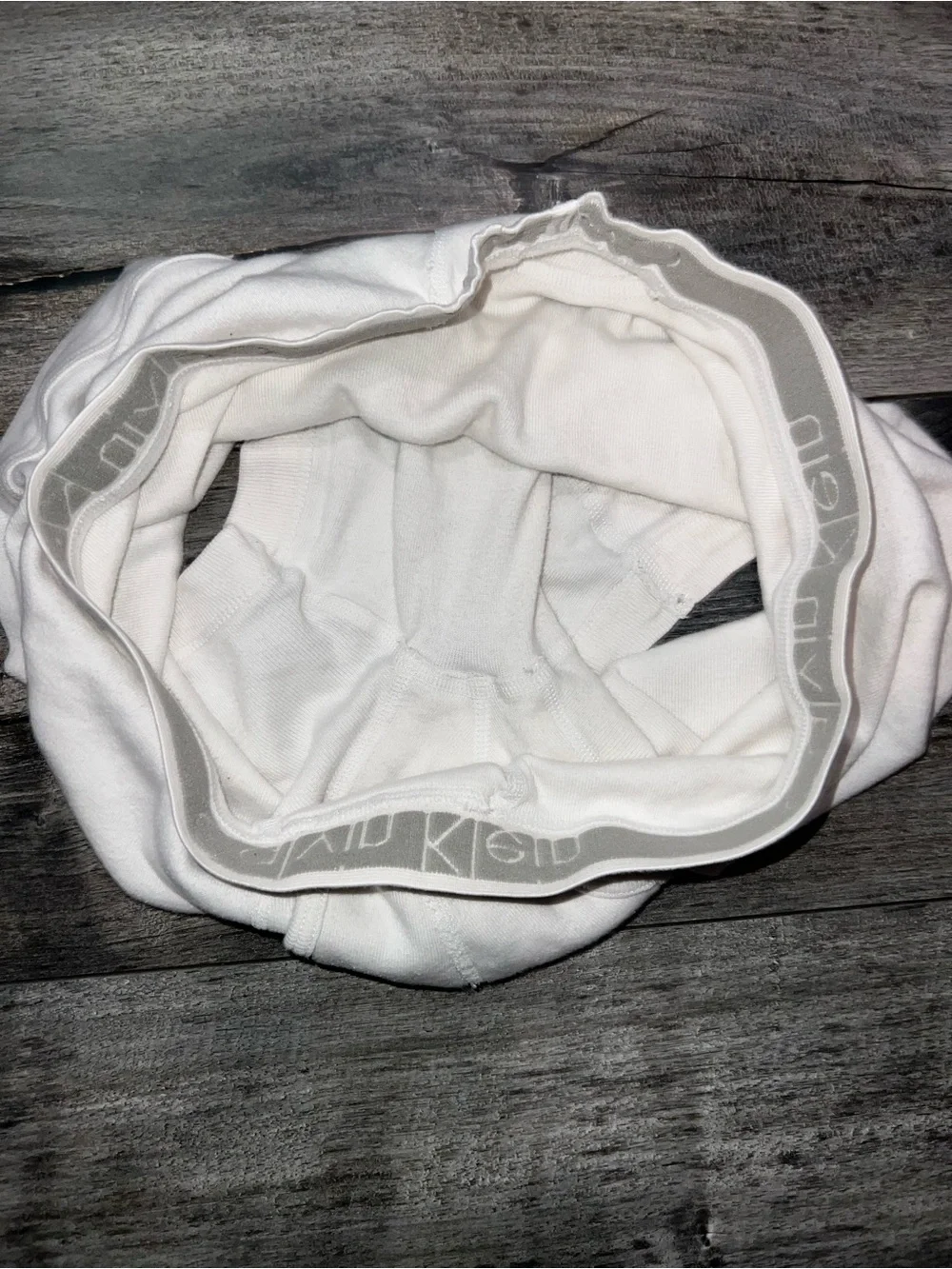 Calvin Klein Men’s White Cotton Boxer Briefs